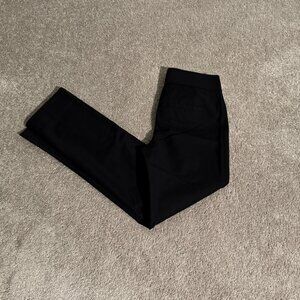 White House Black Market Black Perfect Form Slim Ankle Tux Stretch Pants Sz 00R